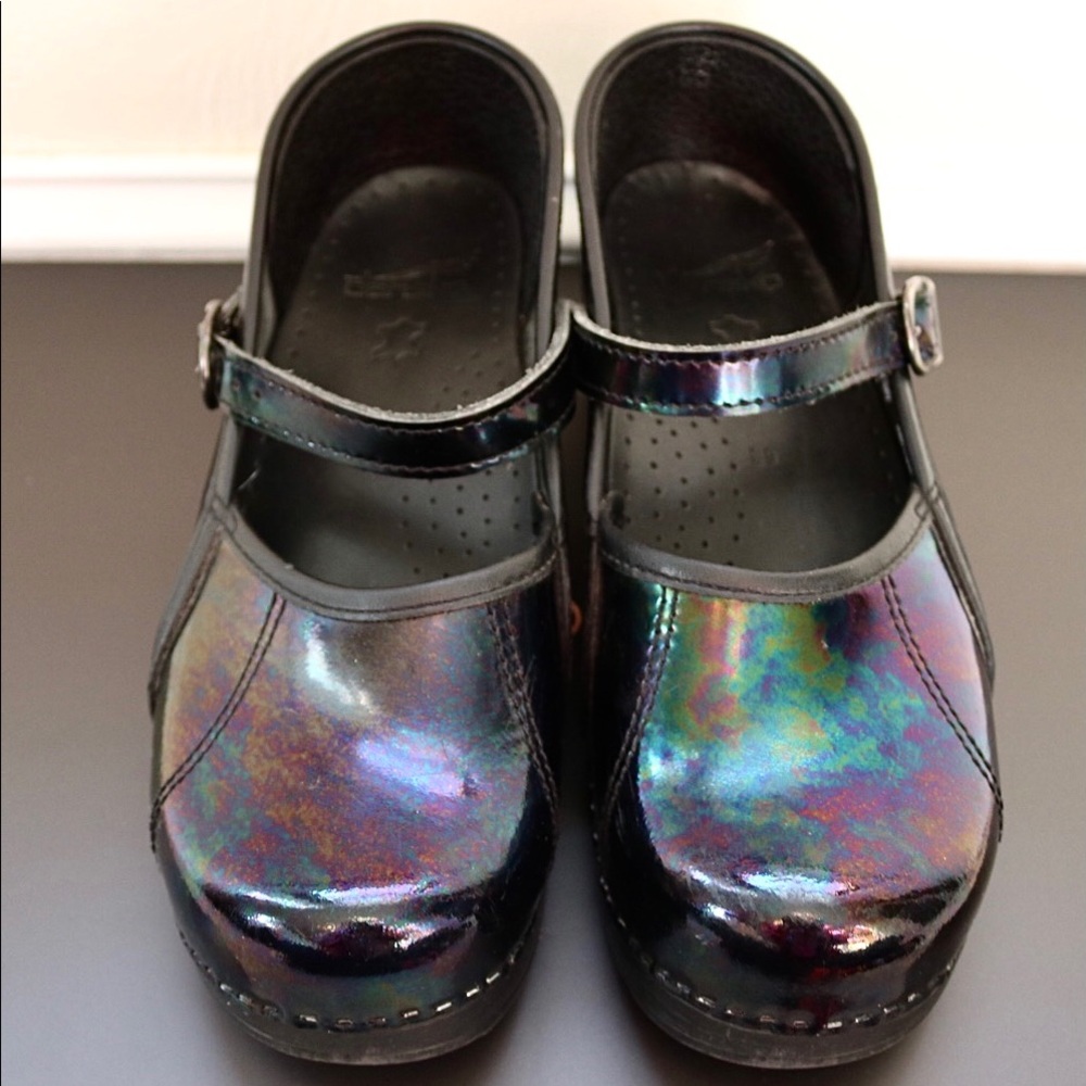 Dansko Oil Slick Mary-Jane Clog